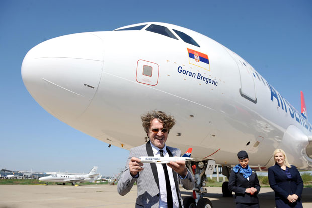 Ер Србија авиону дала име по Горану Бреговићу